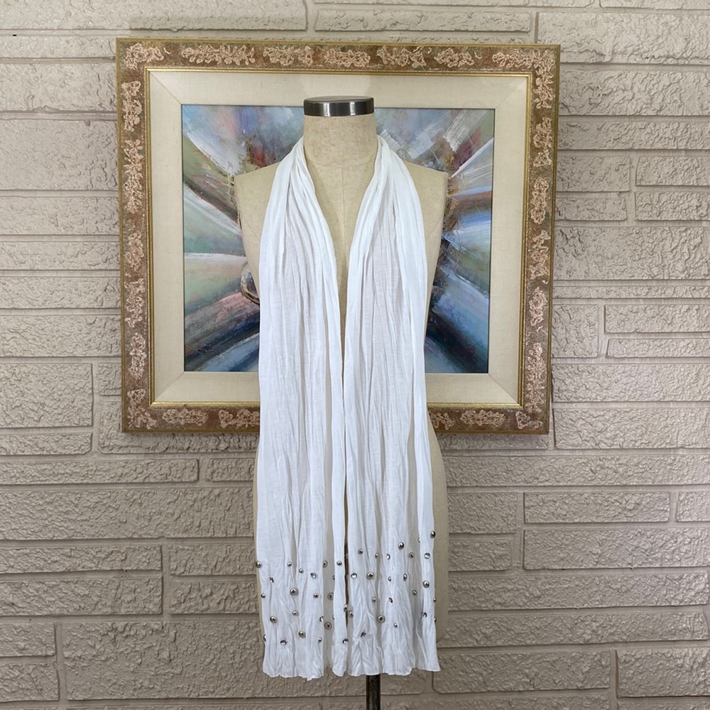 🌹Alirina Stud/Rhinestone Charm Scarf